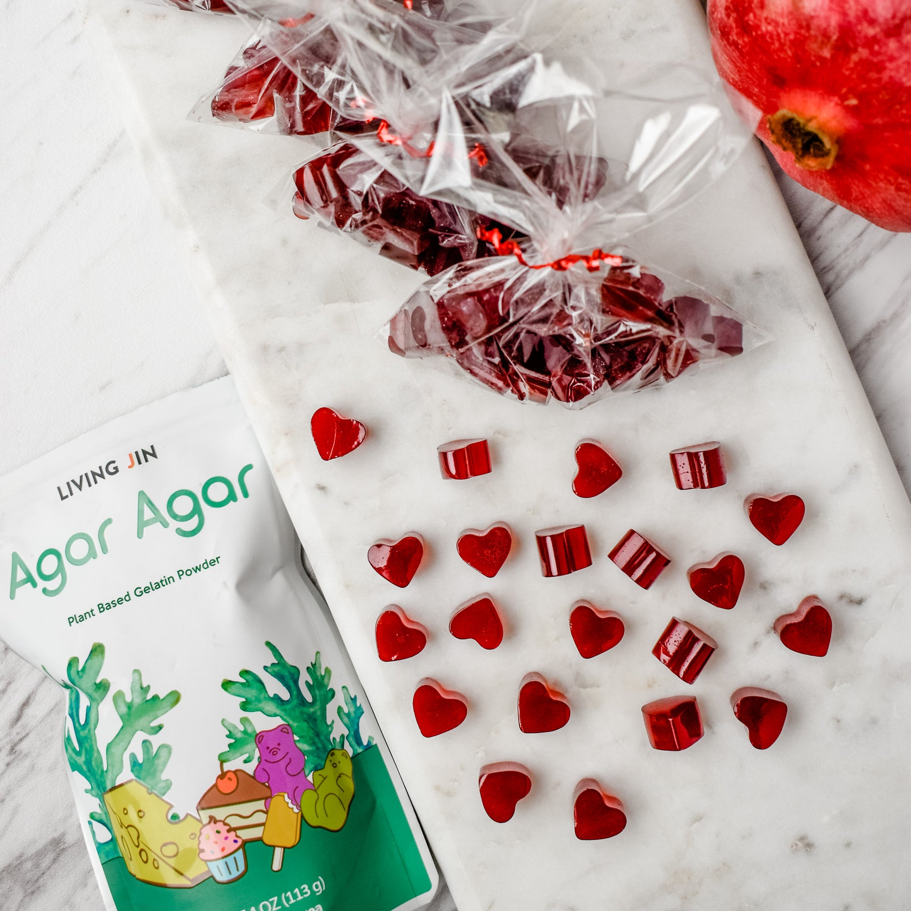 Pomegranate Heart Gummies