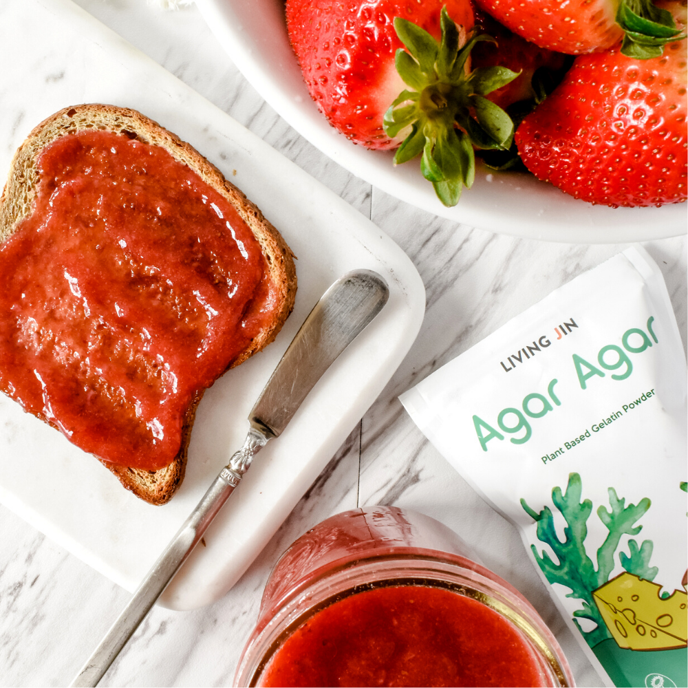 Vegan Strawberry Jam (4-Ingredients)
