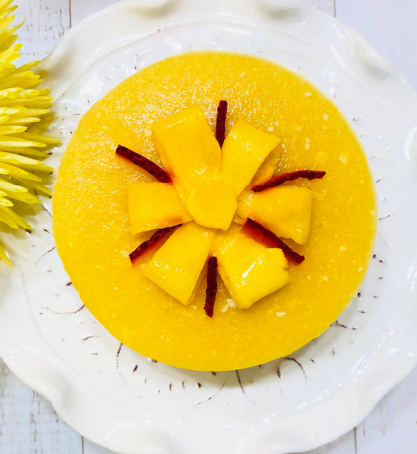 Healthy No-Bake Vegan Mango Tart